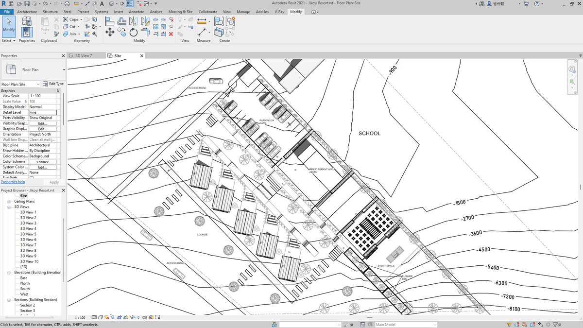 YusufAbduljala1's tweet image. Proposed Resort somewhere in Abuja #resort #autodeskrevit #revit #Architecture #landscape #Landscapearchiture