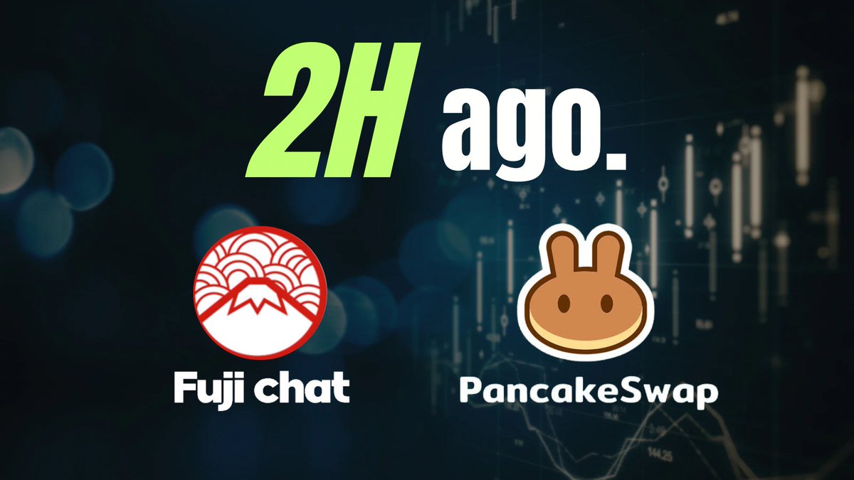 fuji_token's tweet image. Thank you all for your patience! 🎉  
$FUJI will be listed on PancakeSwap in just 2 hours! 🚀  

Token Overview
Token: FUJI Chat  
Ticker Symbol: FUJI  
Total Supply: 139,000,000,000 FUJI  
Contract Address: Coming soon  
Chain: BSC (BEP20)

#B2E #burn2earn #difines