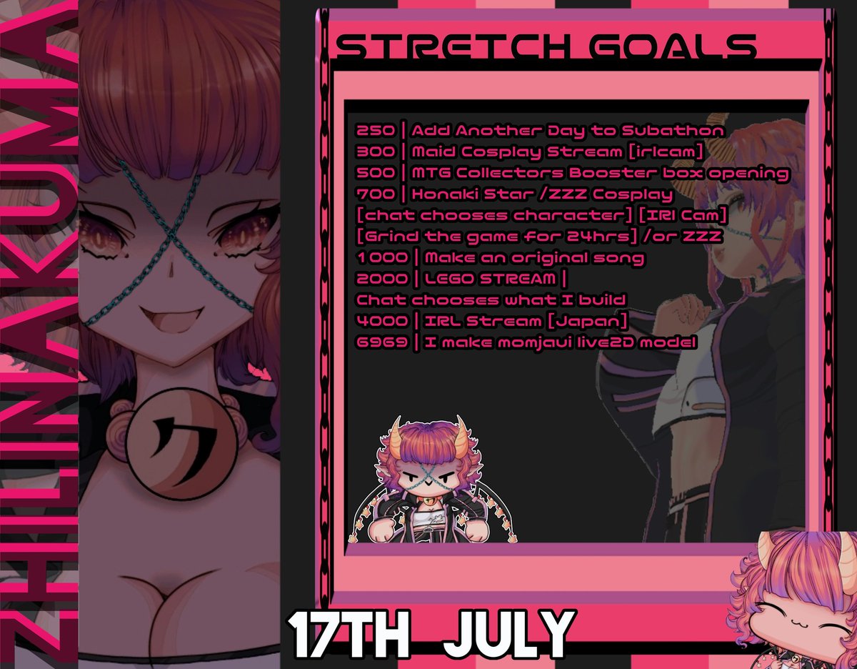 ✨️💗🩷 | SUBATHON GOALS | 🩷💗✨️

             🩷 DEBUT 17TH JULY 🩷