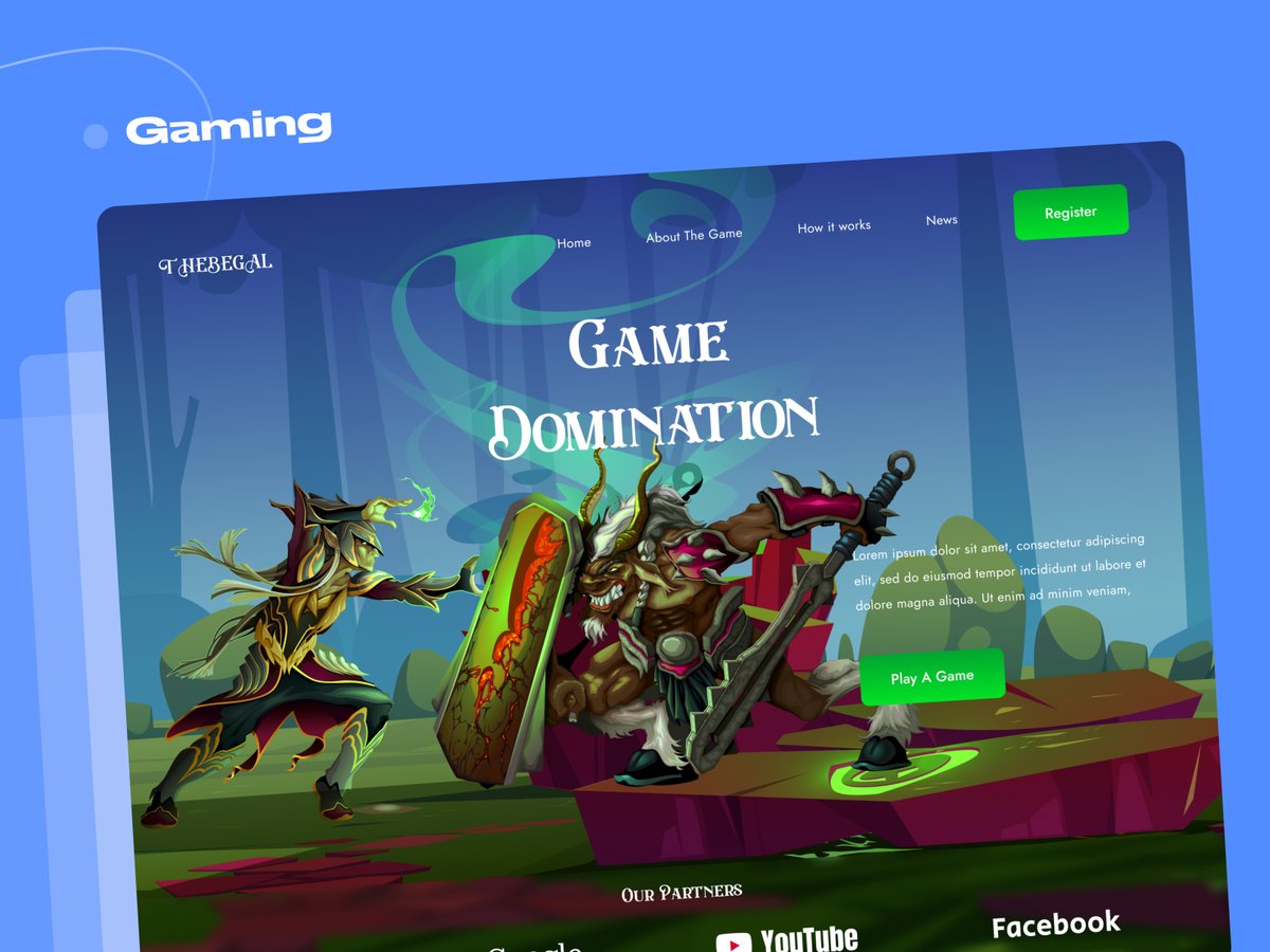 efatuix's tweet photo. Gaming web design is a specialized field focused on creating websites that cater to the gaming industry.

#game #gameresponsively #website #gamer #webdesign #eftear #gaming #market #web3 #saas #gamer #uidesign  #onlinegaming #onlinegames  #efatuix  #uiux #designer #UI https://t.co/aomMopDOKZ