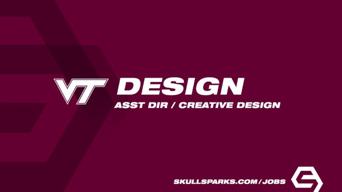 SkullSparks (@skullsparks) on Twitter photo Opportunity with <a href="/hokiesports/">HokieSports</a>
Assistant Director, Creative Design
Blacksburg, Virginia
tinyurl.com/3ezvpmhx
SkullSparks.com/jobs Opportunity with <a href="/hokiesports/">HokieSports</a>
Assistant Director, Creative Design
Blacksburg, Virginia
tinyurl.com/3ezvpmhx
SkullSparks.com/jobs