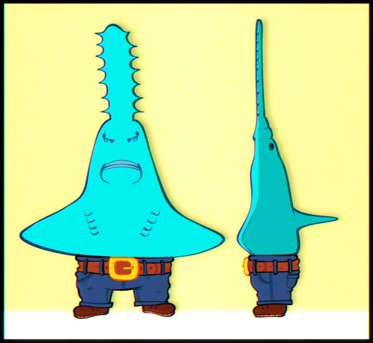 DipsumValley's tweet image. New character. Tyler Fish, King of the Sea