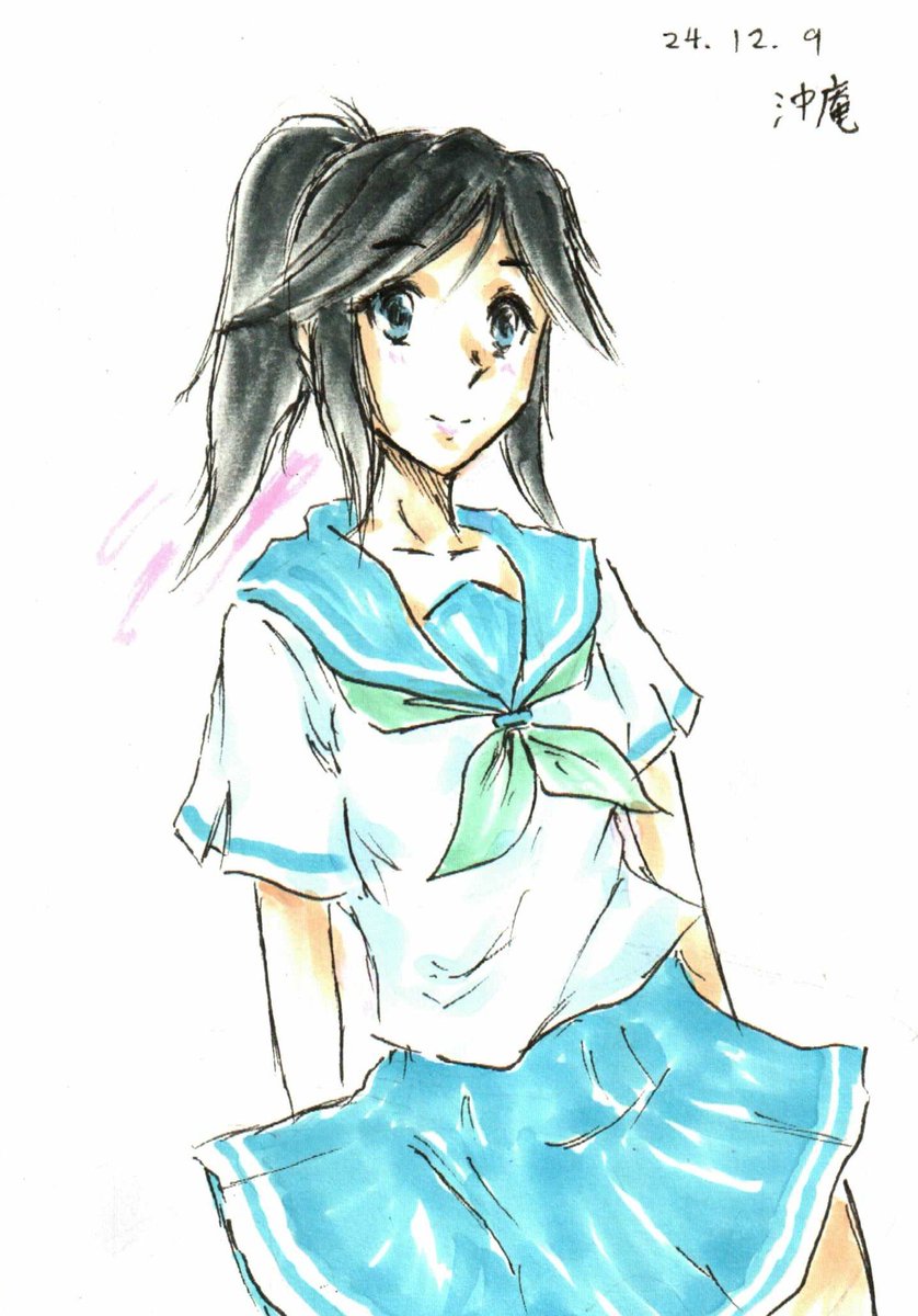 「#ポニーテールの日ユーフォの余韻に浸る。 」|沖庵のイラスト