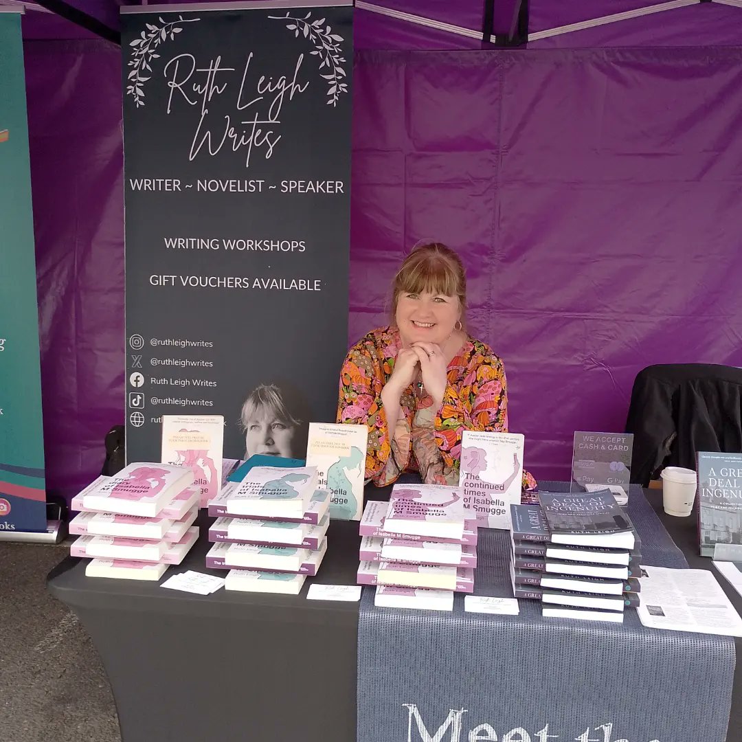 All set up at the Bury Makers' Market <a href="/WestSuffolkMKTs/">West Suffolk Council Markets</a> <a href="/instantapostle/">Instant Apostle</a> <a href="/ResoluteBooks/">ResoluteBooks</a> #issysmugge #jaff #poetry