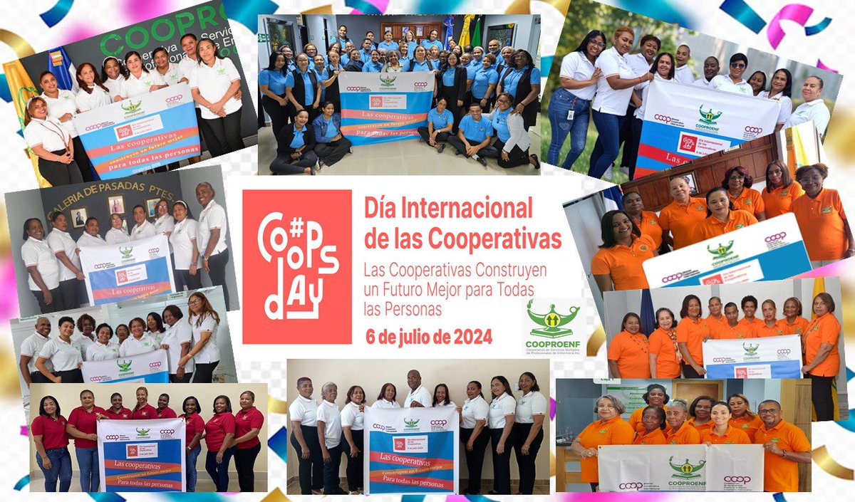 Porque nos mueve más mejorar la calidad de vida de las personas que el capital,  Feliz Día Internacional de las Cooperativas para todas y todos los Cooperativistas.  Bendiciones