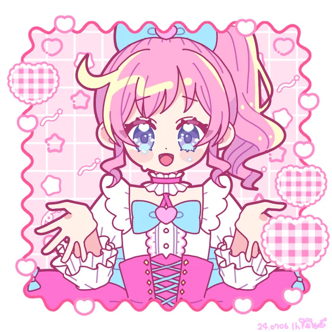 ワンドロみらいちゃん キラッと 