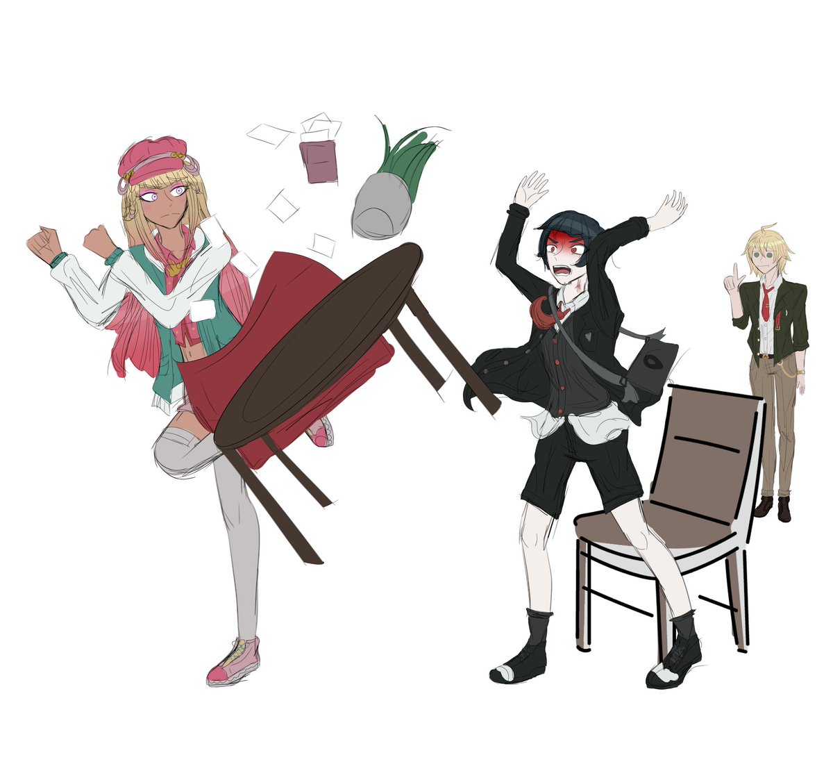 wrecklessang's tweet photo. Shoko loses card game #danganronpakillcure #killcure #drkc #kcbv #fanart #kcfanart #killcurebeautifulvice #kcbvfanart https://t.co/q7KcBy8evk