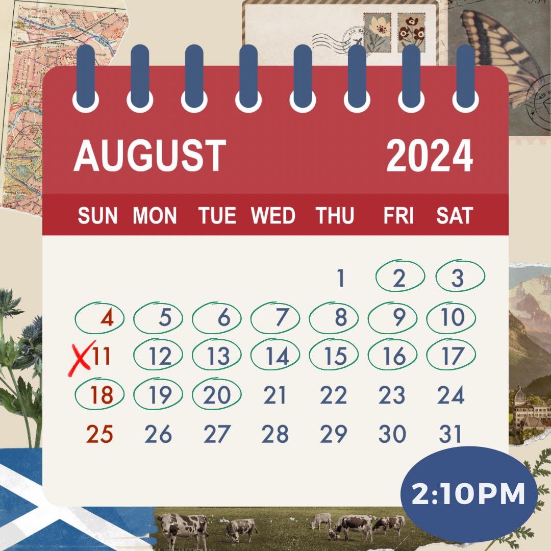26 days to go… not that we’re counting!

Here’s a reminder of the dates and times that you can catch Tartan Tat at the Edinburgh Fringe (theSpace @ Niddry Street) - make sure to pencil us in! 

Can’t wait to catch you all there 🎣

The Sharks 🦈