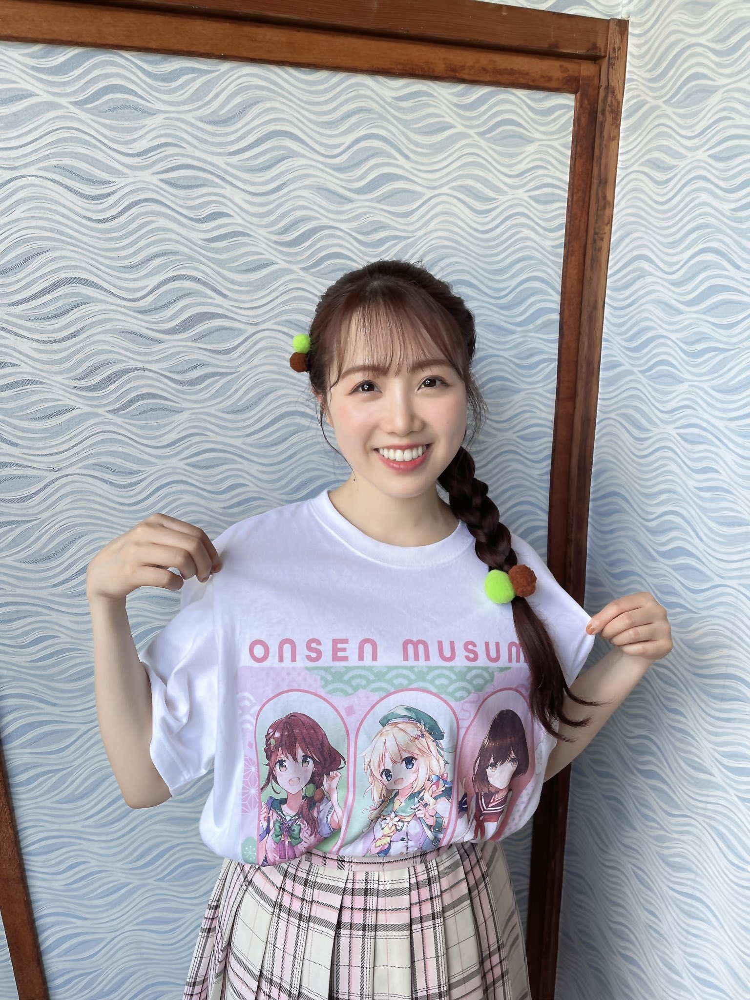 温泉むすめ SPRiNGS ポスター 高橋花林さん直筆サイン入り