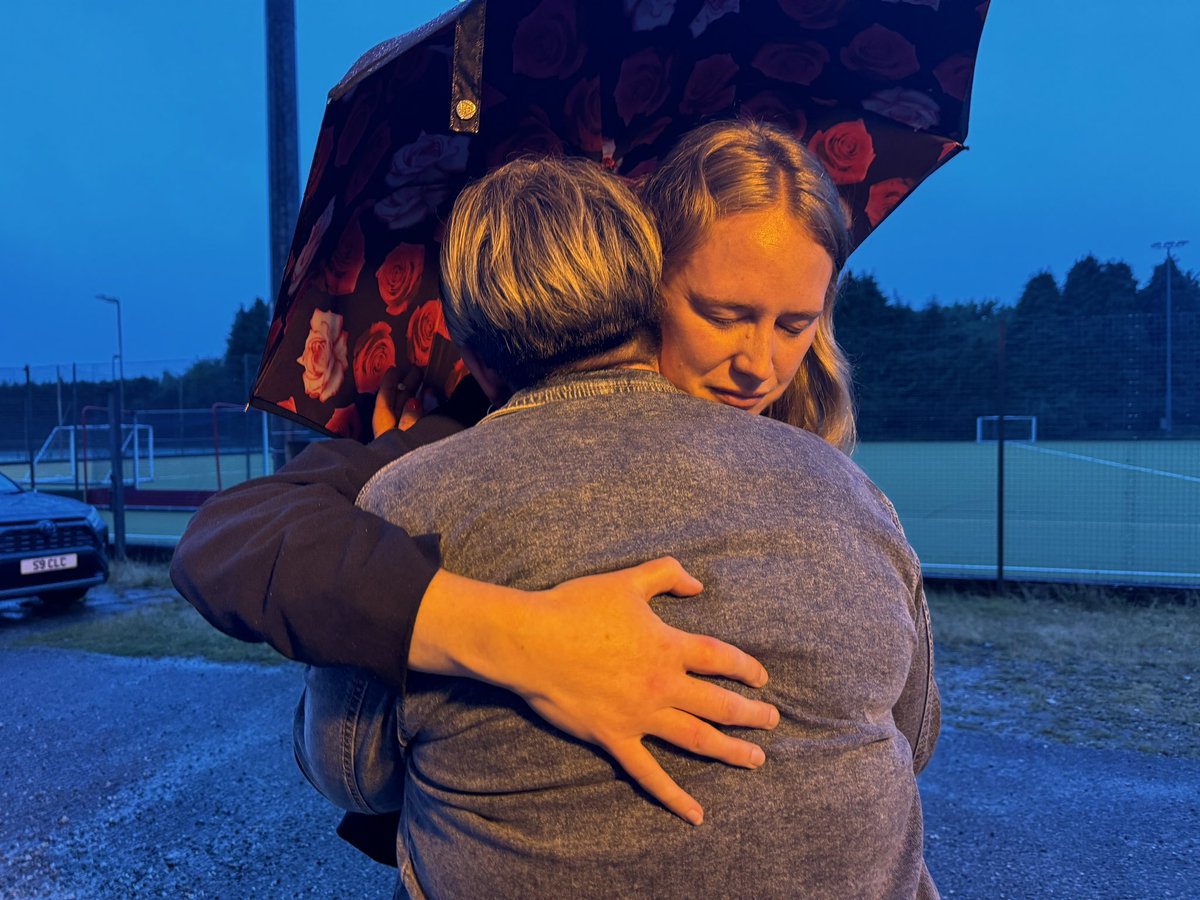 CharlotteHollo's tweet image. Behind the scenes at Bodmin Leisure Centre on Friday morning. 

The first pic is the moment when @Kate4Kernow and I told @annagelderd we believed she had won 🥹