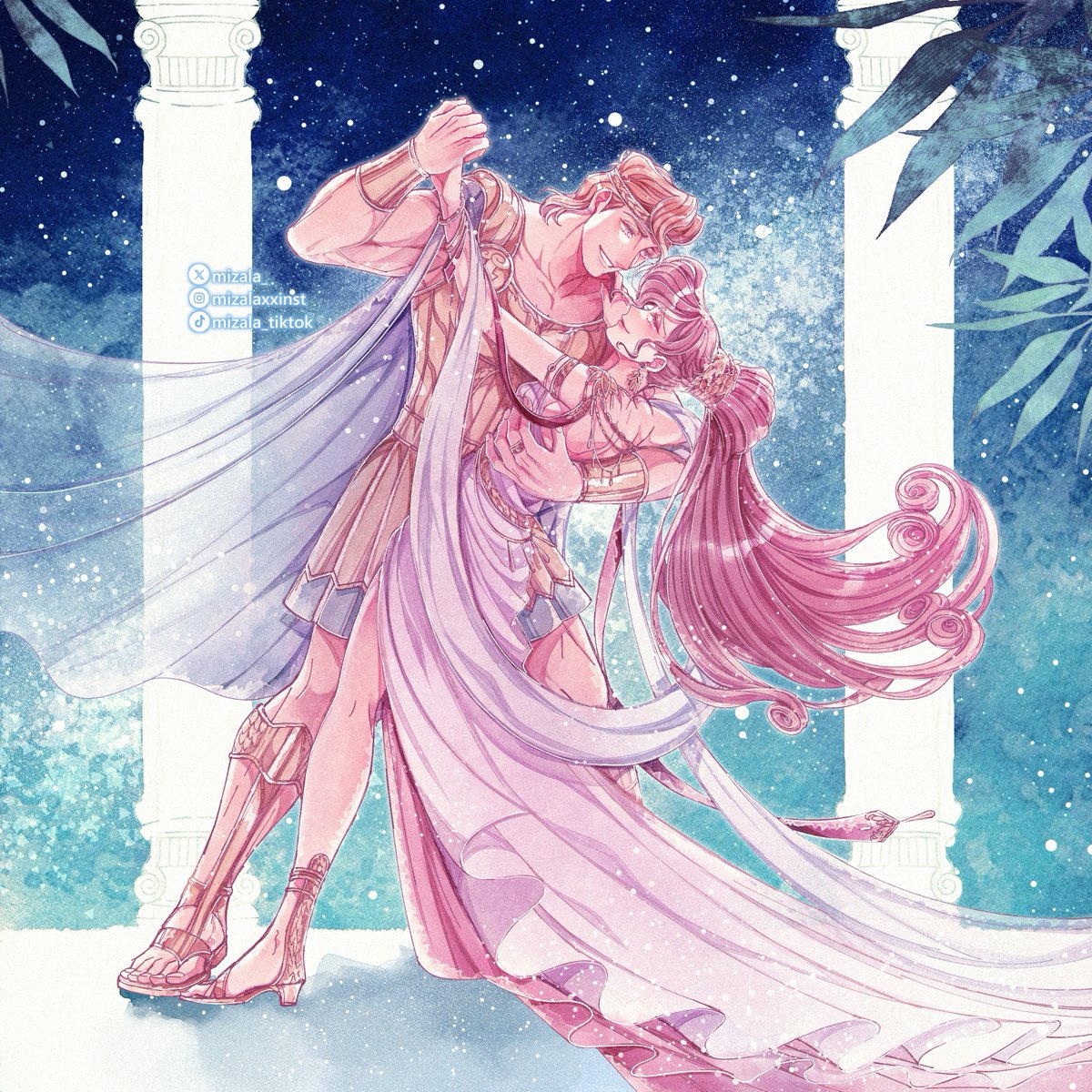 mizala_'s tweet image. 七夕🧡💜