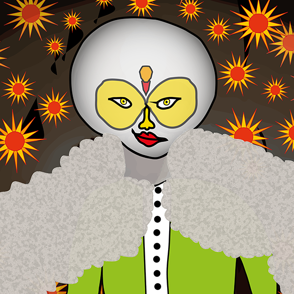 This could be yours! Rufino Rufo Ufo (Art Print) is currently available in my <a href="/thehugxyz/">JJ</a> shop. Check it out now: thehug.xyz/artists/SViana…