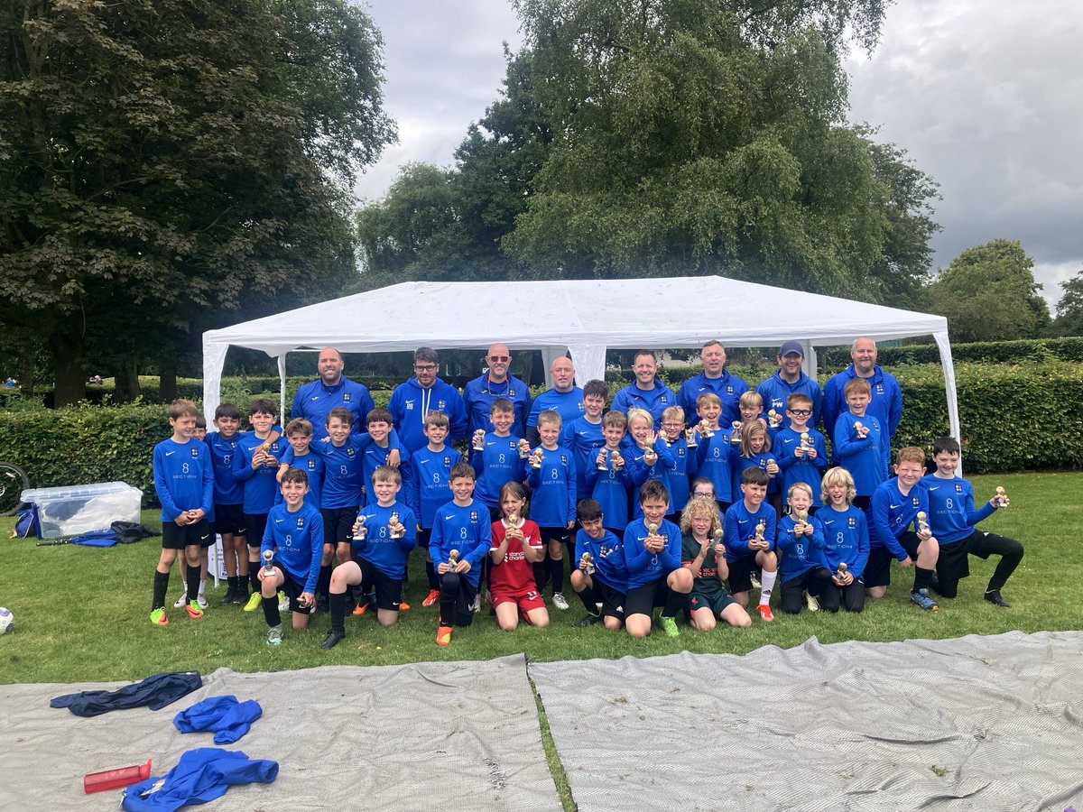 U9s what a quality bunch of lads and coaches🏆🏆⚽️⚽️💙💙