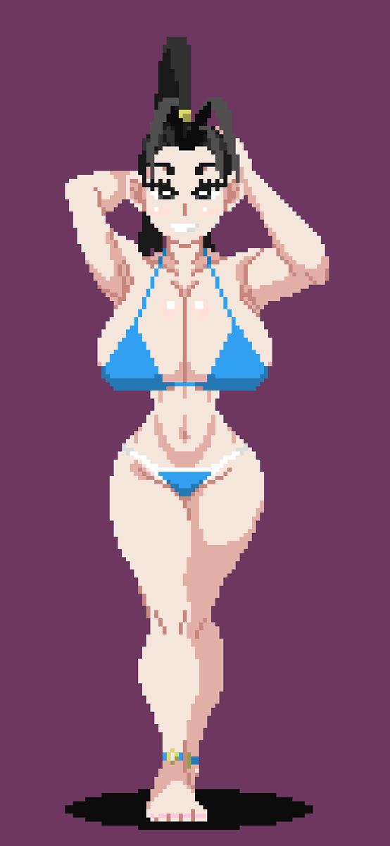 kindanman's tweet photo. いぶき
#pixelart #格ゲーキャラ描こうぜ https://t.co/dXvzMJIdsE