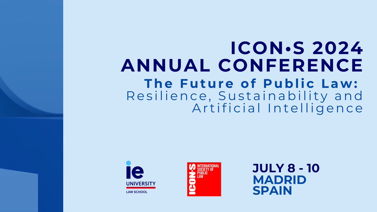 🔜 Only one DAY  to go until the commencement of the 2024 ICON•S Annual Conference in Madrid, Spain 🇪🇸 !   Thank you to all the sponsors who made this event possible, particularly to our host @IElaw. We look forward to seeing you tomorrow!   #iconsmadrid