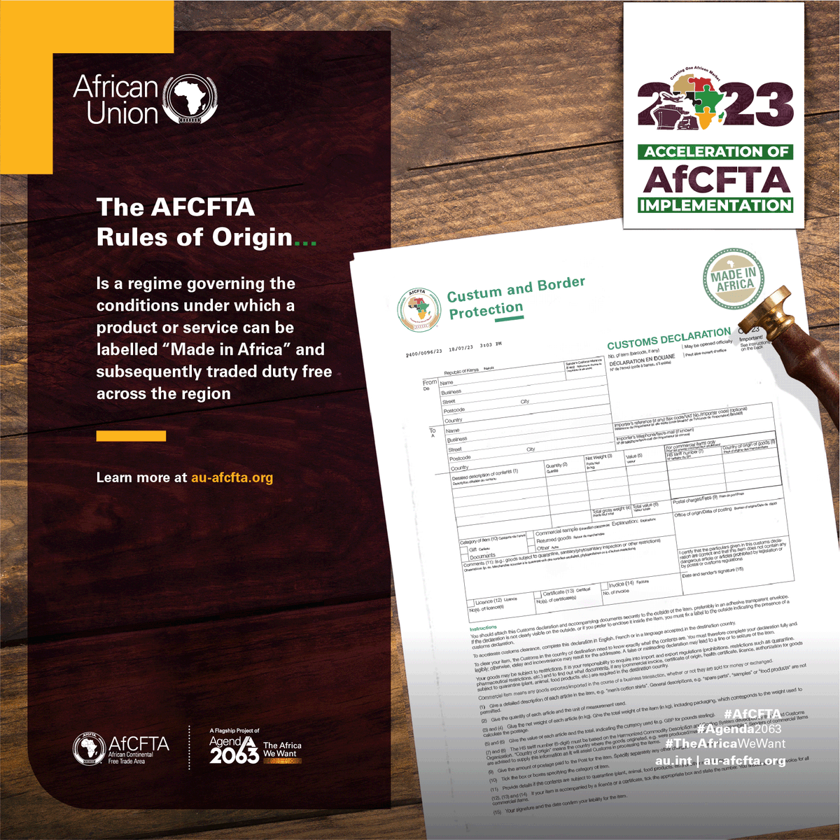 _AfricanUnion's tweet photo. "Beyond governments, it's on us! This #AfricanIntegrationDay, support local businesses & choose "Made in Africa" products. Let's consume what we produce & produce what we consume" says @ms_dewumii -AU Media Fellow
Read Adesewa's on why Africa needs to embrace #AFCFTA https://t.co/5YhRmH0SSw
#AUMediaFellowship