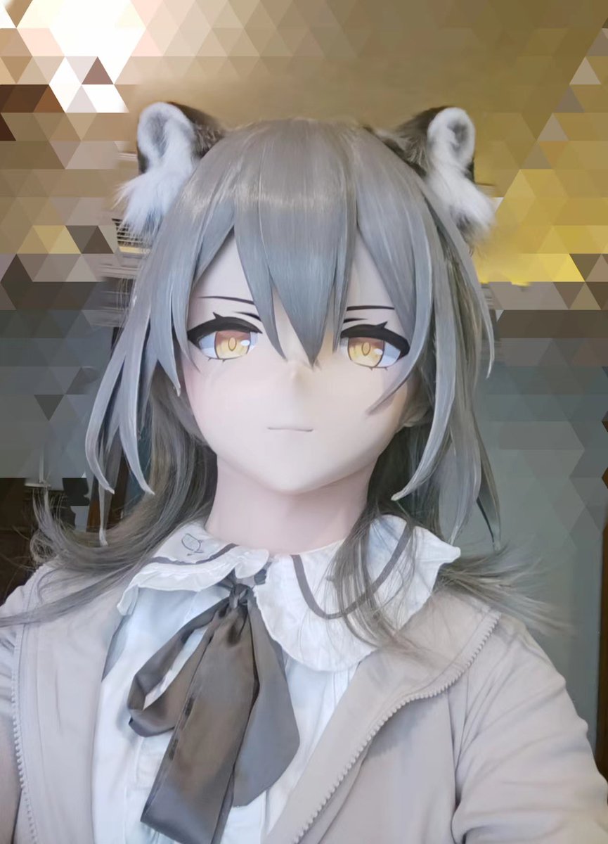 萌新开拓者报道，是小浣熊形态～
#kigurumi