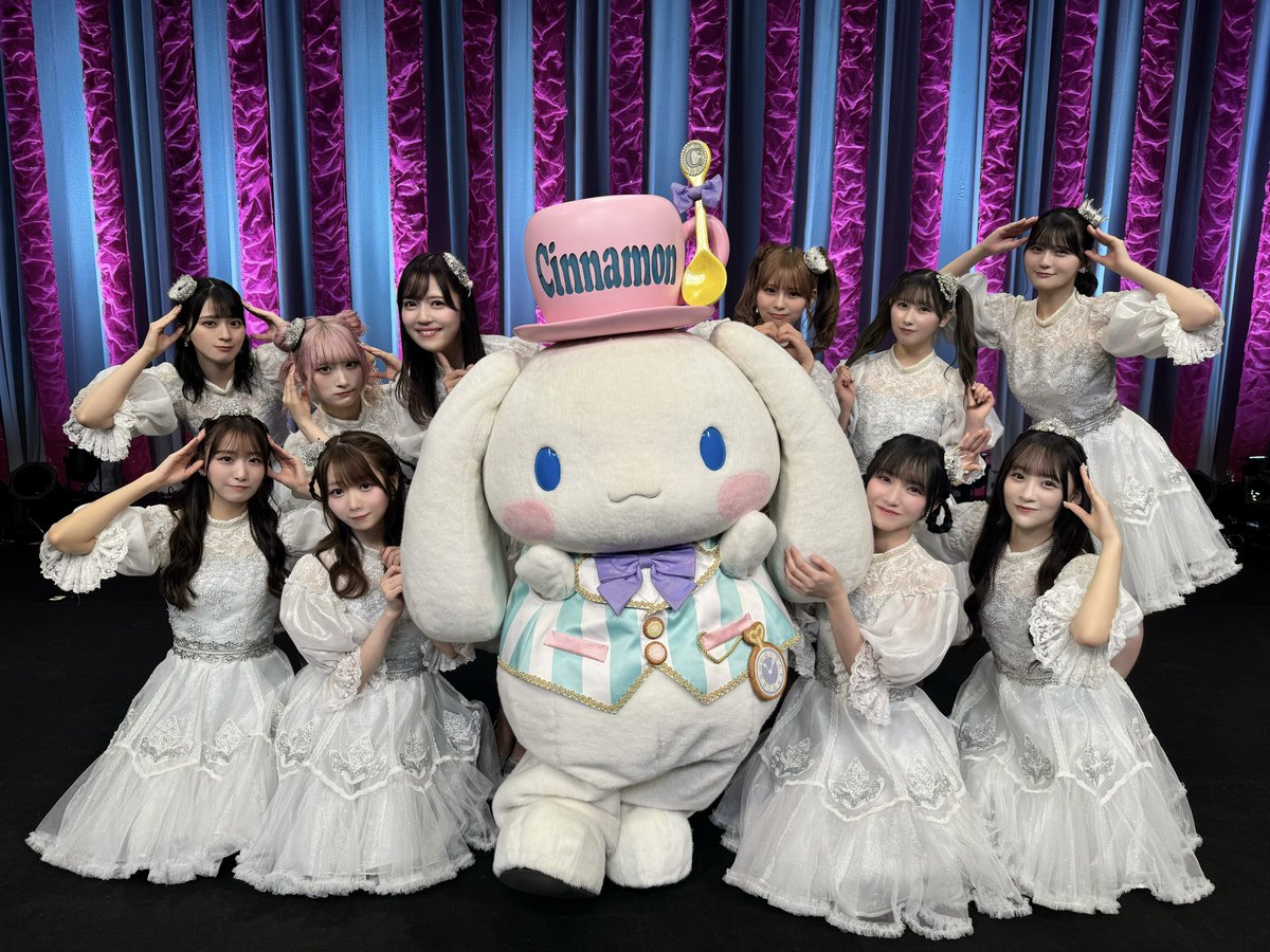 サンリオスペシャルライブ ありがとうございました🎤🤍 シナモンくんが