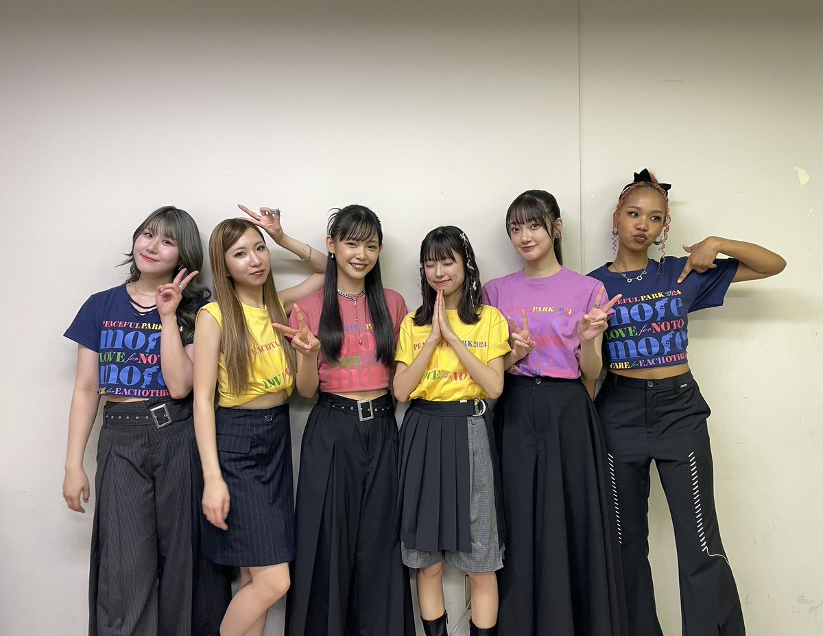 LittleGleeMonst's tweet photo. 『PEACEFULPARK 2024 for能登
-supported by NTTdocomo-』
＠石川県産業展示館

ありがとうございました💐❕
たくさんのアーティストさんと能登に向けてハーモニーを届けました。

１.世界はあなたに笑いかけている
２.Join Us!

All line up ▷あなたにスマイル：）

#リトグリ_10th https://t.co/iA36JiiQ5M