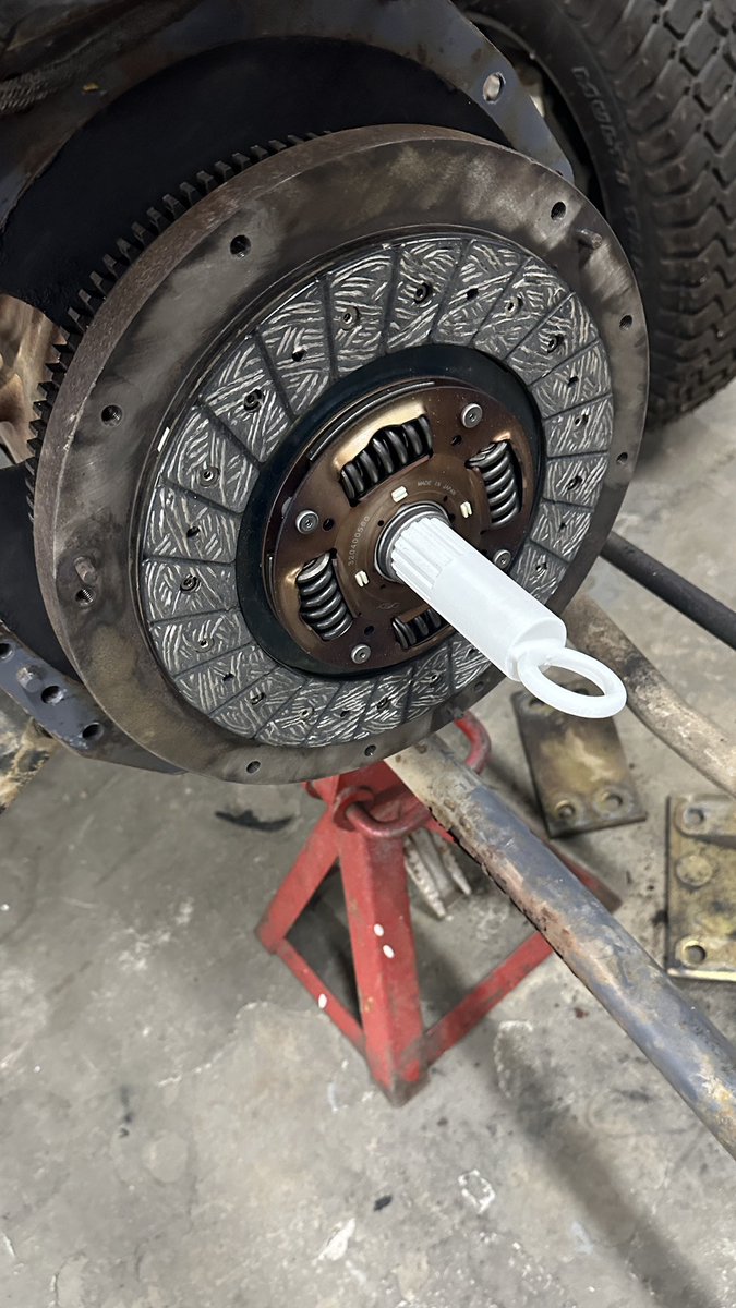 Doing a clutch job on a Case D40. The new clutch did not come with an alignment tool. Finding one online was tough and my dealer is an hour and a half drive one way. 

Took some measurements from the new parts, modeled, and 3D printed one up.