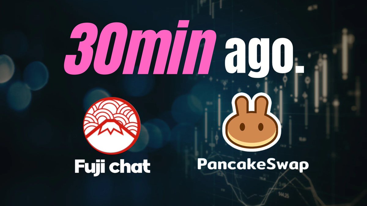fuji_token's tweet image. $FUJI will be listed on PancakeSwap in 30 minutes! ⏰ Are you ready? 🏔️🎉

#B2E #burn2earn #difines #crypto