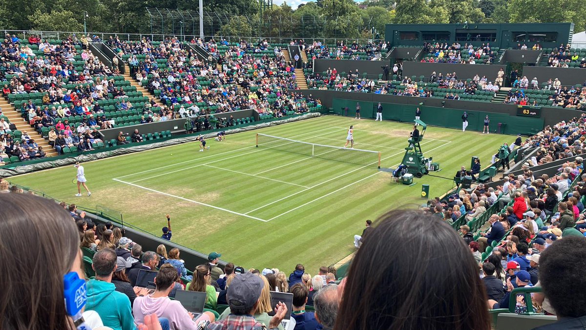 SportatCRA's tweet photo. 🎾Wimbledon Trip🎾What an experience for some of our pupils yesterday as they attended the oldest, and arguably the most prestigious, tennis tournament in the world. The group had tickets for No.2 court and got to experience the fantastic site at the All England Lawn Tennis Club https://t.co/6HE7AZqqxV