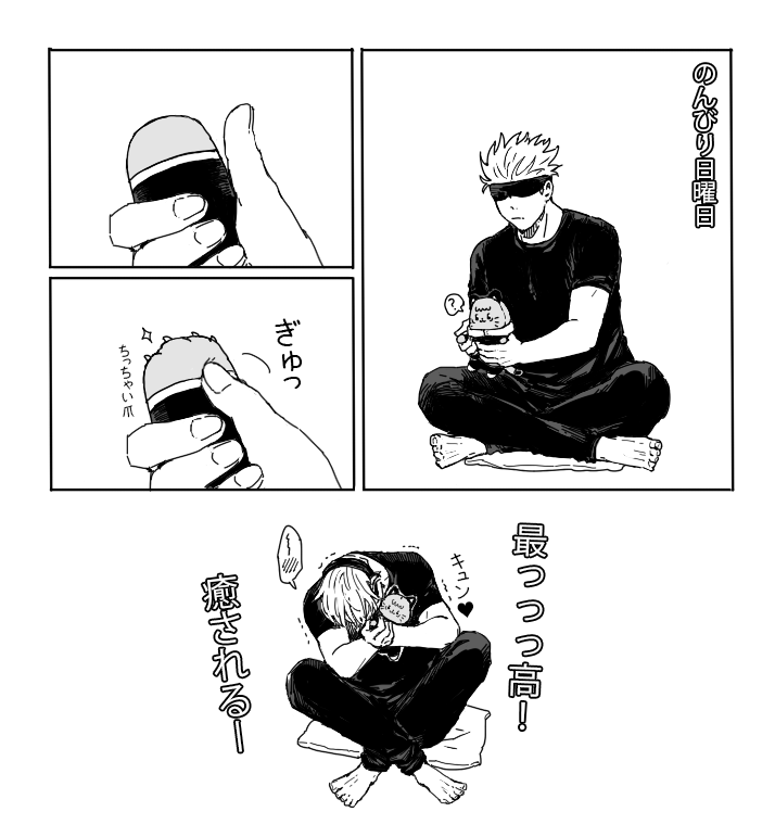 ぬいrkgk
①五と肩猫
②靴下
③-④犬ぬい 