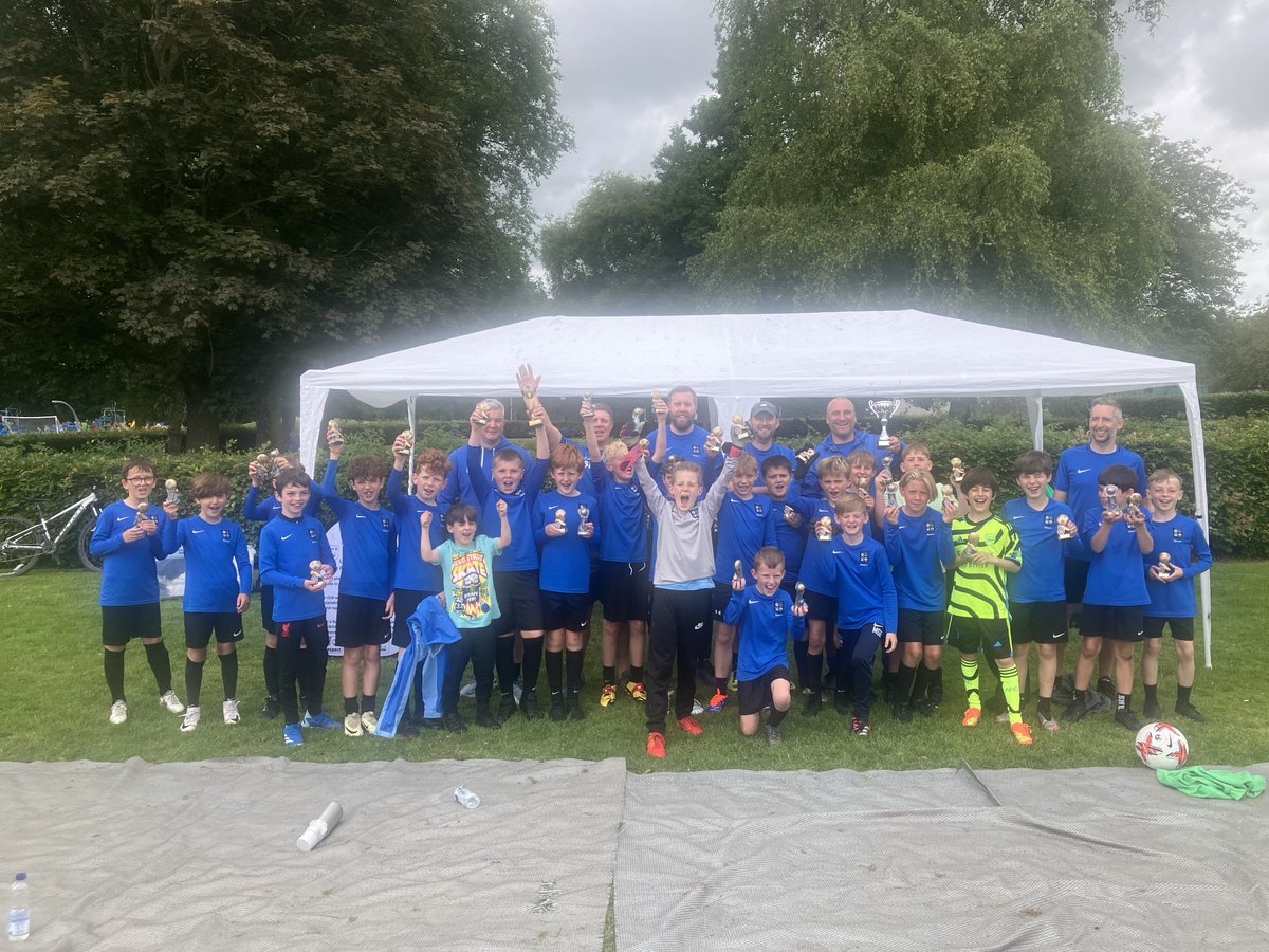 U10s two great teams who both had excellent seasons 💙💙⚽️⚽️🏆🏆