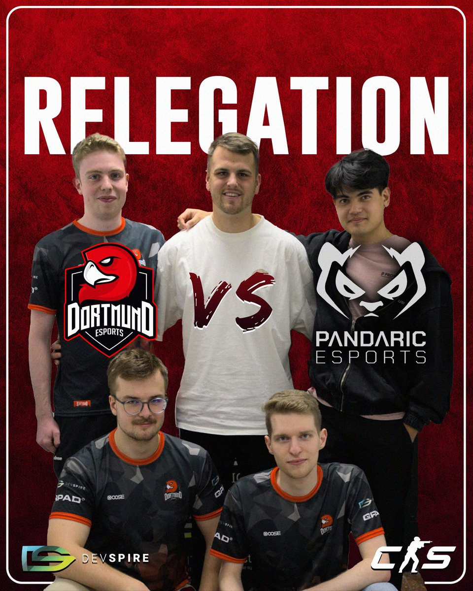 Dortmund eSports (@dortmundesports) on Twitter photo 🏆 MATCHDAY 🏆
Auf geht’s in die DIV3-4 Relegation der <a href="/dachcs/">DACH CS Masters</a>
⏰ 15:00
📺 ttv/Alez_de (<a href="/Alez_csgo/">Aléz</a>)
🆚 <a href="/PandaricEsports/">Pandaric</a>
<a href="/a_grooo/">gro | Alex Gromov</a>
<a href="/future_22x/">future22</a>
<a href="/LDakaJesko/">LD aka Jesko</a>
<a href="/neunard99/">Neunard</a>
<a href="/Nitschu_/">Nitschu</a>
#Dortmundesports #dachcsmasters #Counterstrike #CS2 🏆 MATCHDAY 🏆
Auf geht’s in die DIV3-4 Relegation der <a href="/dachcs/">DACH CS Masters</a>
⏰ 15:00
📺 ttv/Alez_de (<a href="/Alez_csgo/">Aléz</a>)
🆚 <a href="/PandaricEsports/">Pandaric</a>
<a href="/a_grooo/">gro | Alex Gromov</a>
<a href="/future_22x/">future22</a>
<a href="/LDakaJesko/">LD aka Jesko</a>
<a href="/neunard99/">Neunard</a>
<a href="/Nitschu_/">Nitschu</a>
#Dortmundesports #dachcsmasters #Counterstrike #CS2