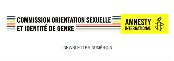 SebastienTULLER's tweet photo. ✍️ Dans la dernière newsletter de la commission #OSIG d'@amnestyfrance pour rappeler que les droits humains ne se négocient pas.
C'est notre devoir à toustes de les défendre !

#VotezDroitsHumains 🏳️‍🌈🏳️‍⚧️💛💜✊
(et inscrivez-vous à notre newsletter!)
🔗👉 https://t.co/SVQ0mmu5vc https://t.co/DvoJlZDLQR