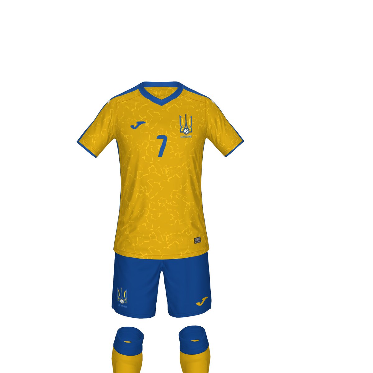Concept home kit of Ukraine National football team.
#Euro2024