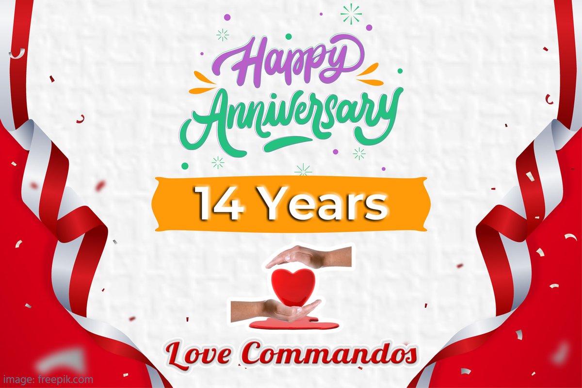 1⃣4⃣🎊🎉

💘❝ Love Commandos Completes 14 Years ❞
💝❝ लव कमांडोज़ ने पूरे किए 14 साल ❞

#LoveCommandos began Mission Love on 7th July 2010 and has completed 14 Successful Years, helping love couples 24x7. ❤️

🎊 Happy Anniversary 🎉
#HappyAnniversary
#14Years