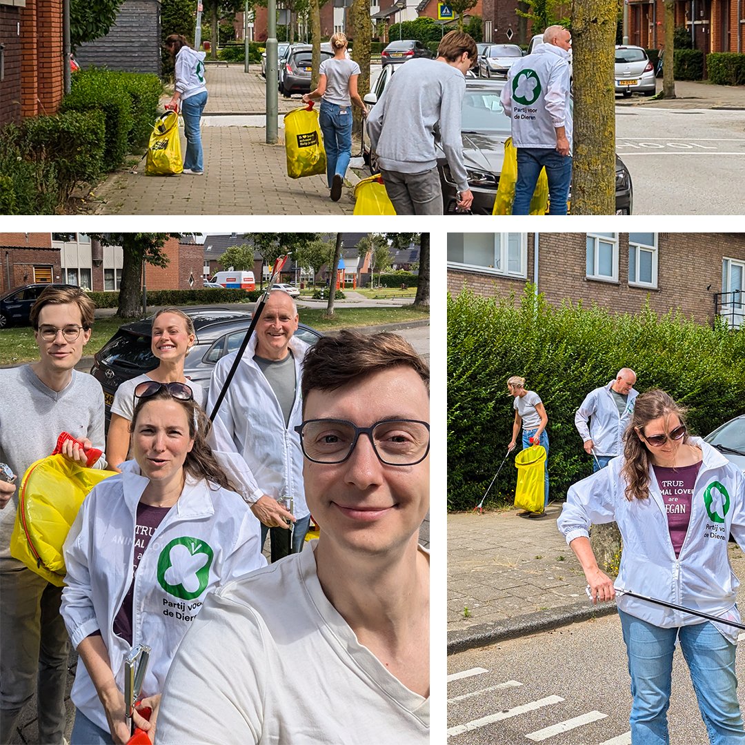 Zo, rondom wijkcentrum De Koloriet ligt #OudKrispijn er weer netjes bij. 💪 #CleanUp #PvdD