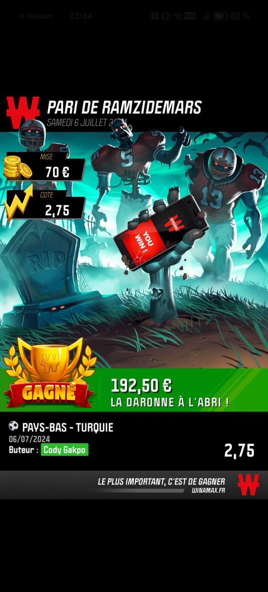 Marvin__69800's tweet photo. @Betclic Payer gakpo déjà, faite comme Winamax svp ! https://t.co/9Szi0YllJW