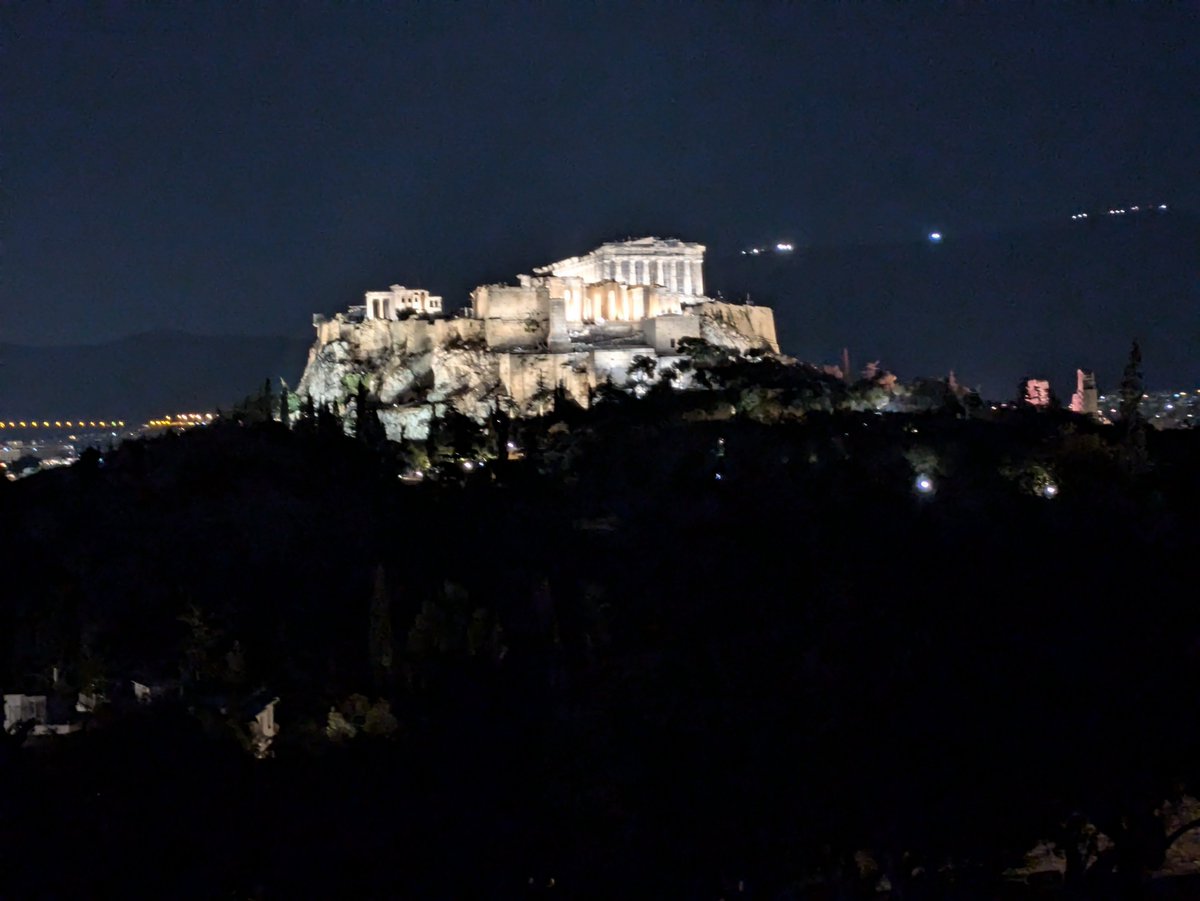 A glimpse of last night. The nocturnal acropolis in all its glory #Athens #AthensEpidaurusFestival
