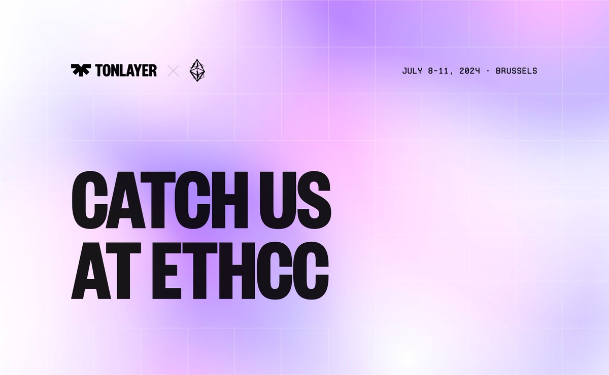 TonLayerNetwork's tweet image. 🚀 TonLayer will be at ETHCC! 

Keep an eye out for our brand new site and join us to explore how we're bridging TON and Ethereum ecosystems.

tonlayer.network