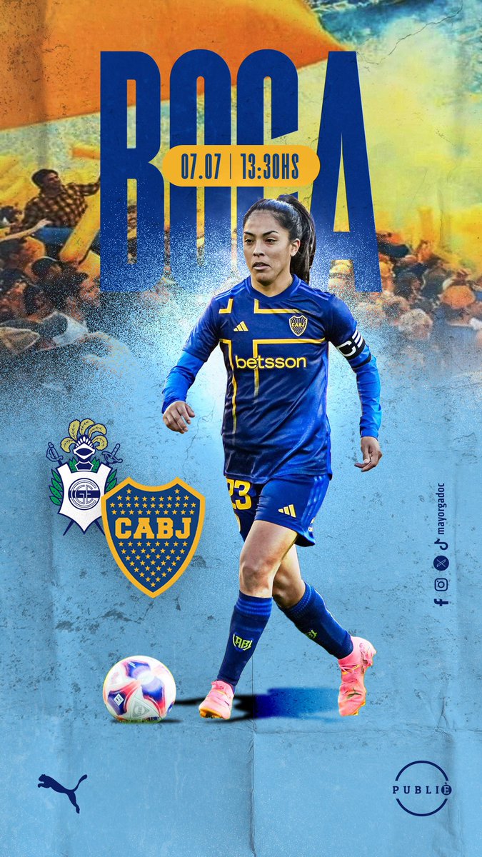 ⚽ Fecha 16 - #TorneoApertura
Gimnasia y Esgrima La Plata 🆚️ <a href="/BocaJrsFutFem/">Boca Juniors Fútbol Femenino</a>
🗓 Domingo 7/7
🕔 13:30 hs.
🏟 Estadio Juan Carmelo Zerillo
💻 <a href="/TNTSportsAR/">TNT Sports Argentina</a> 
#DaleBoca 🔵🟡🔵