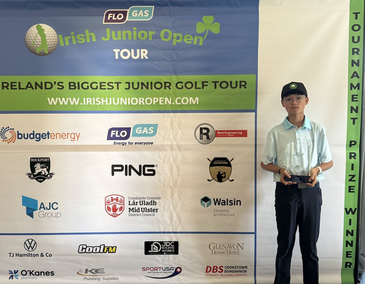 Shandon Park GC (@shandonparkgc) on Twitter photo ICYMI: Congrats 👏 to the winner of the U14 <a href="/FlogasIreland/">Flogas</a> Irish Junior Open Schools Cup 🏌️♂️ Brian Withers from <a href="/OLSPCK/">OLSPCK</a> & <a href="/ShandonParkGC/">Shandon Park GC</a>.
<a href="/GreystonesGolf/">Greystones Golf Club</a> <a href="/TeeToGreeneu/">Tee To Green</a> <a href="/Ulstergolfdaily/">Ulster Golf Daily</a> <a href="/LorraineMcCaffr/">Lorraine McCaffrey</a> <a href="/GolfIreland_/">Golf Ireland</a> <a href="/Golfer2017/">DC</a> <a href="/SportyNeesy/">Denise Watson</a> <a href="/N1G3L_S/">Nigel Sloan</a> <a href="/LFCGEOFFERS/">Geoff Bleakley</a> <a href="/SharonSmurfit/">SharonSmurfit</a> ICYMI: Congrats 👏 to the winner of the U14 <a href="/FlogasIreland/">Flogas</a> Irish Junior Open Schools Cup 🏌️♂️ Brian Withers from <a href="/OLSPCK/">OLSPCK</a> & <a href="/ShandonParkGC/">Shandon Park GC</a>.
<a href="/GreystonesGolf/">Greystones Golf Club</a> <a href="/TeeToGreeneu/">Tee To Green</a> <a href="/Ulstergolfdaily/">Ulster Golf Daily</a> <a href="/LorraineMcCaffr/">Lorraine McCaffrey</a> <a href="/GolfIreland_/">Golf Ireland</a> <a href="/Golfer2017/">DC</a> <a href="/SportyNeesy/">Denise Watson</a> <a href="/N1G3L_S/">Nigel Sloan</a> <a href="/LFCGEOFFERS/">Geoff Bleakley</a> <a href="/SharonSmurfit/">SharonSmurfit</a>