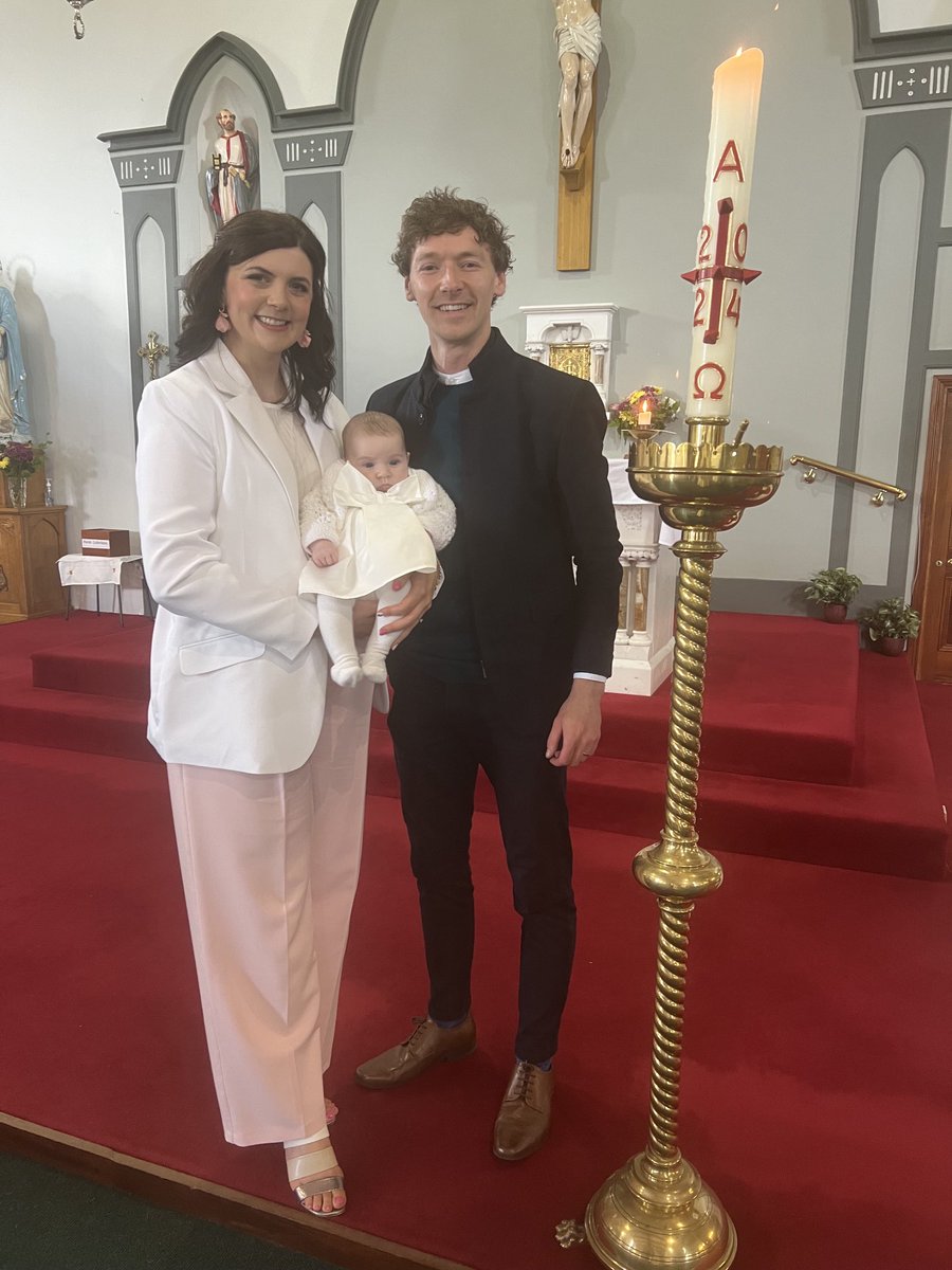 We welcome Molly Joan Flanagan into the family of faith and congratulate her parents Patricia and Ian, Blain Hill.
Molly was baptised in St Michael’s Church, Kildysart on 7 July 2024.
May the Lord continue to bless the family.