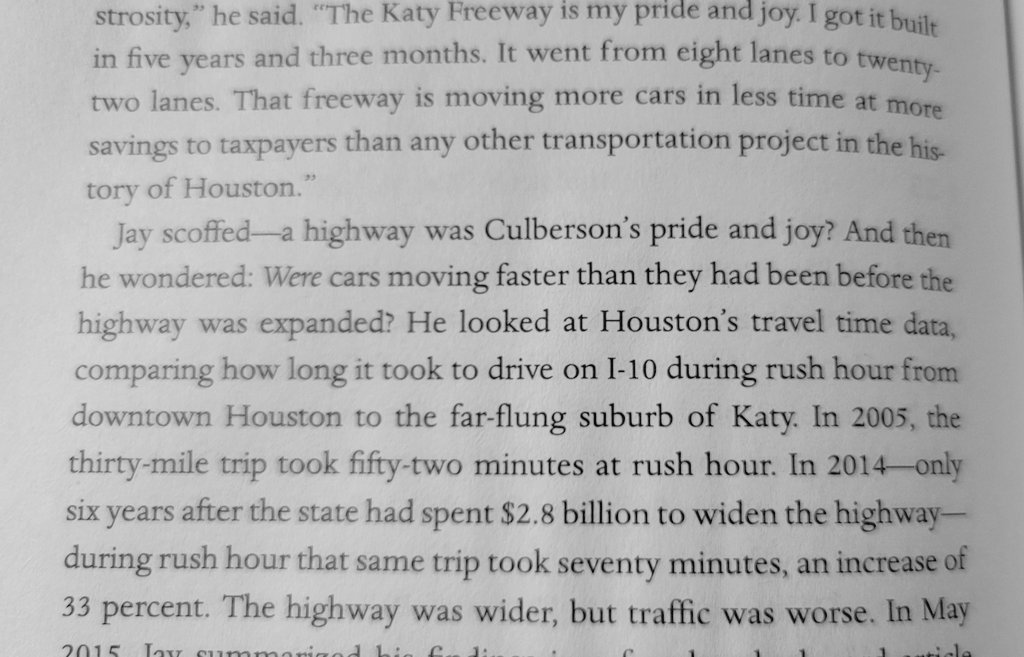 Texas widened I-10 from 8 lanes to 22 in 2005.  Travel times INCREASED by 33% afterwards.

They only spent $2.8 billion to do so. When you spend billions to get the opposite effect of what you intend, how is this not government waste?

From City Limits by <a href="/megankimble/">Megan Kimble</a>
