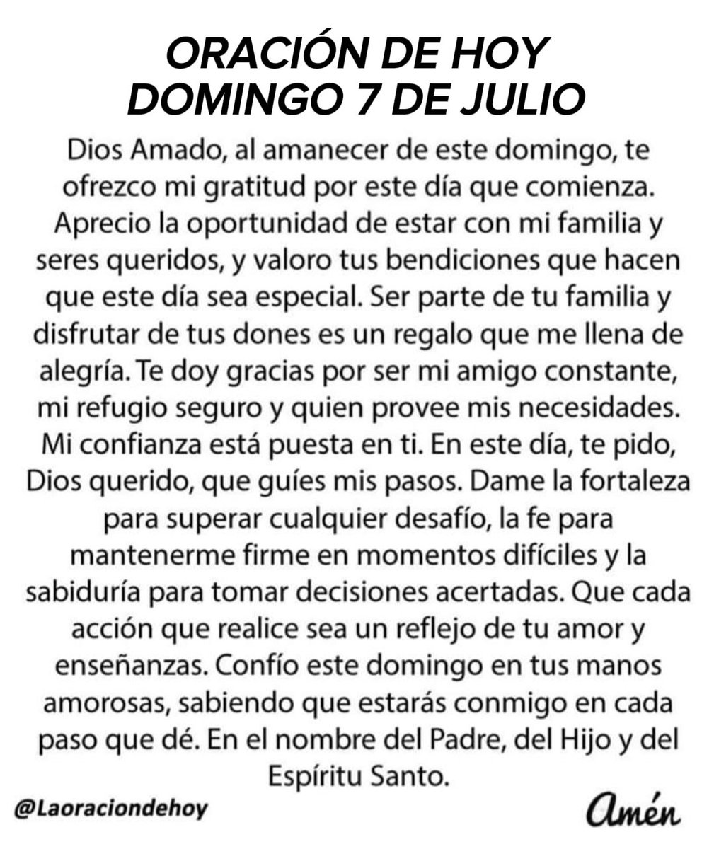 Oración De Hoy tweet media