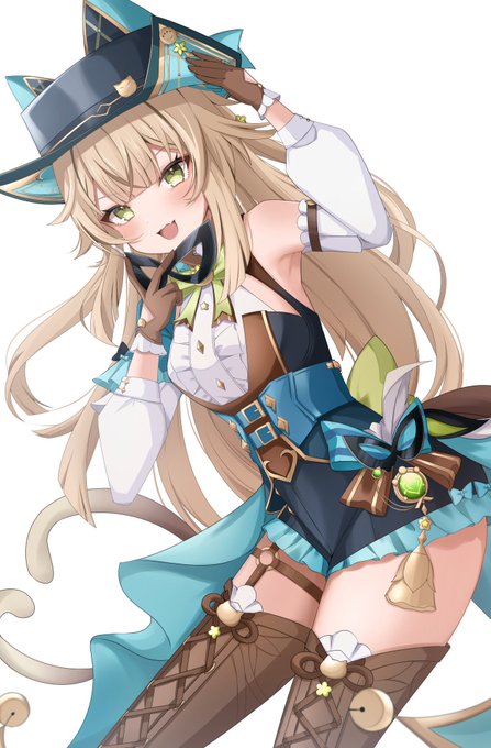 綺き良ら々ら(原神) 「にゃんにゃん怪盗#GenshinImpact #kirara