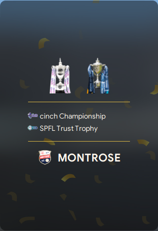 RabidCrocMan's tweet photo. I was gonna wait for @FootballManager 25 but I got @EURO2024 fever and bought FM24 and once again I have taken the mighty @MontroseFC to the Scottish Premiership where they should be. https://t.co/n6XgwZIvJn