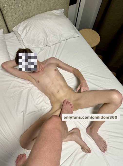 Catch of the day! 🎣 This fit little twink can&rsquo;t wait to get under my feet and worship my whole body.