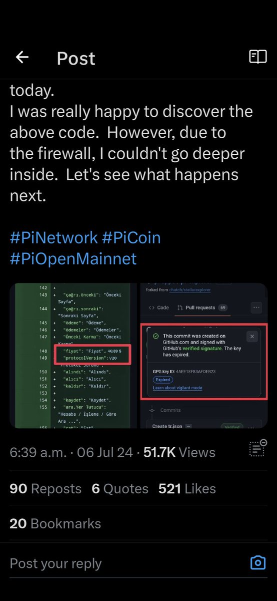 I have recently received some questions from Pioneers about the information posted regarding Pi price on GitHub. I want to clarify that, according to Dr. Nicolas, the Pi price is determined by pioneers and is not set by CT, GitHub codes, or any other individuals or exchange