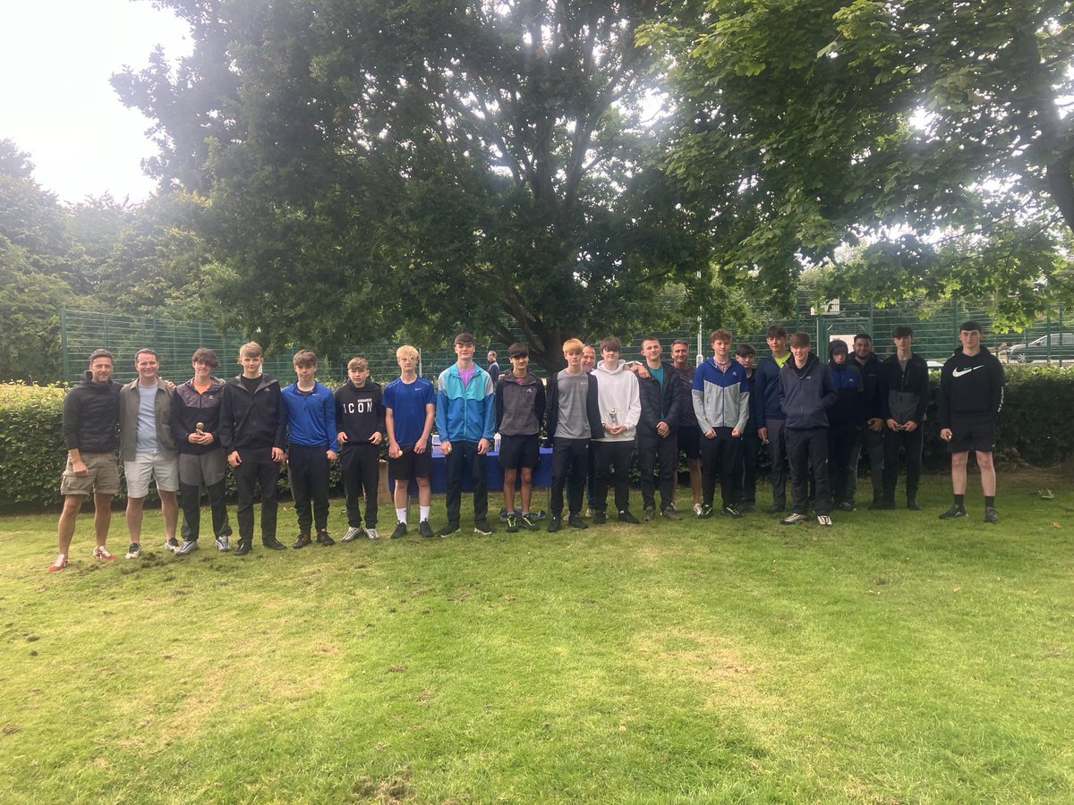 Well done the U15s - they were happy to have the photo taken - honest! ⚽️⚽️💙💙🏆🏆