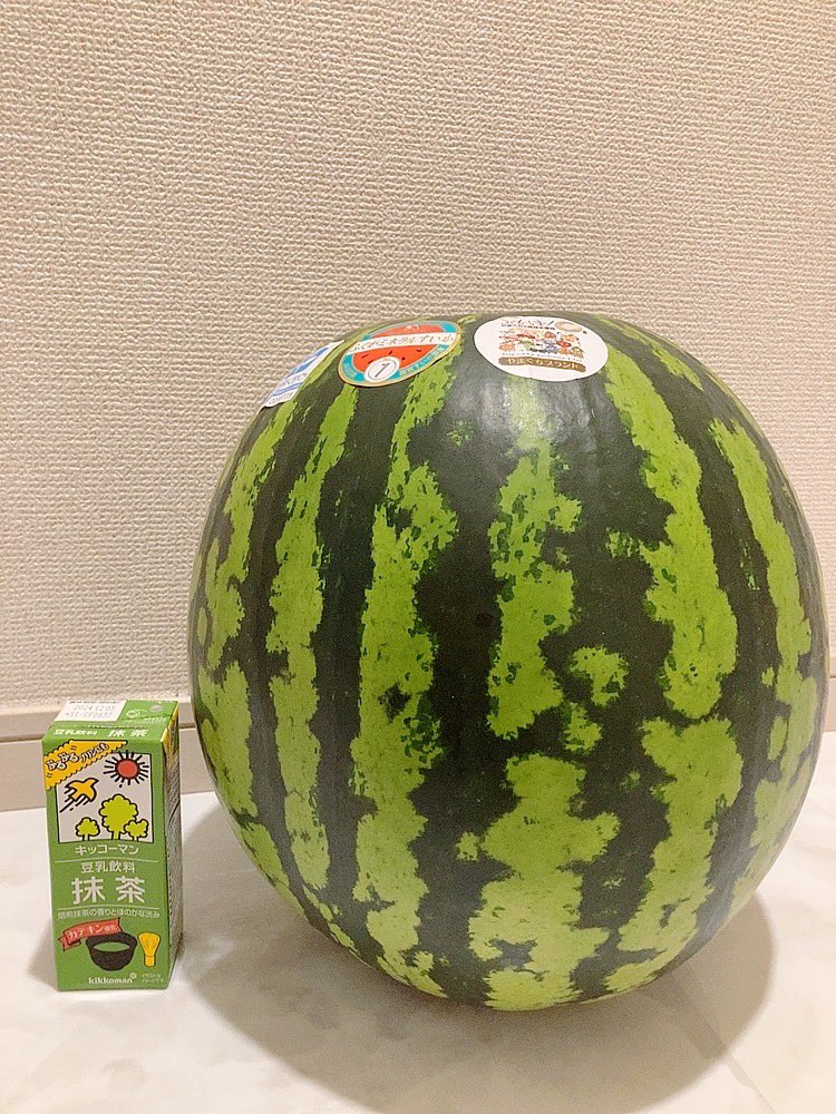 mikity825's tweet photo. 今年も＠crfmuc0nd さんの🍉届いた！！！安定に最高のおいしさ🥲美味しいスイカ毎年食べられてしあわせです、ありがとうございます！！！！！ https://t.co/qstQ0ZgRcH