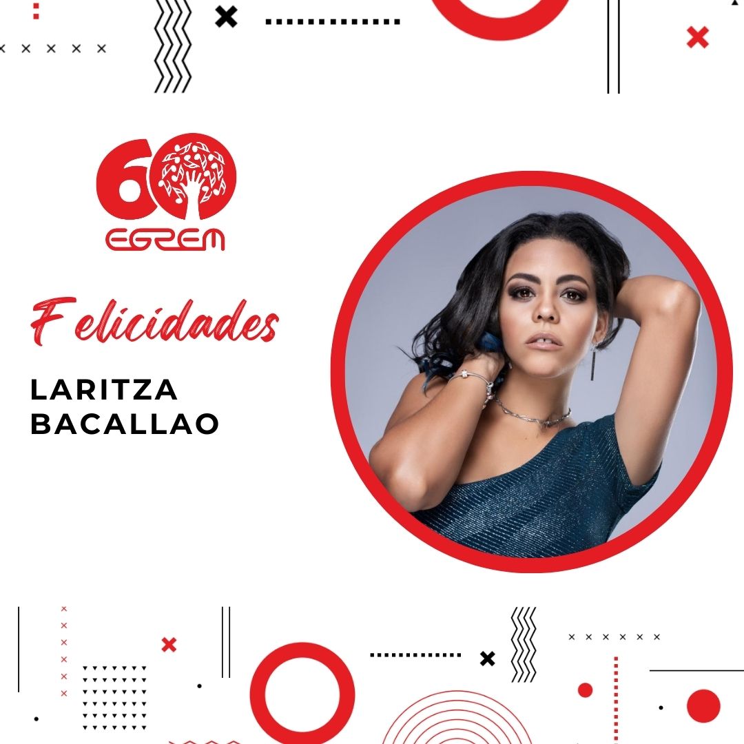Feliz cumpleaños para Laritza Bacallao, destacada cantante de la música cubana.

Desde el colectivo #EGREM le enviamos nuestros mejores deseos🎂🎉.

#60AñosEGREM #SienteLaMúsica #EGREM