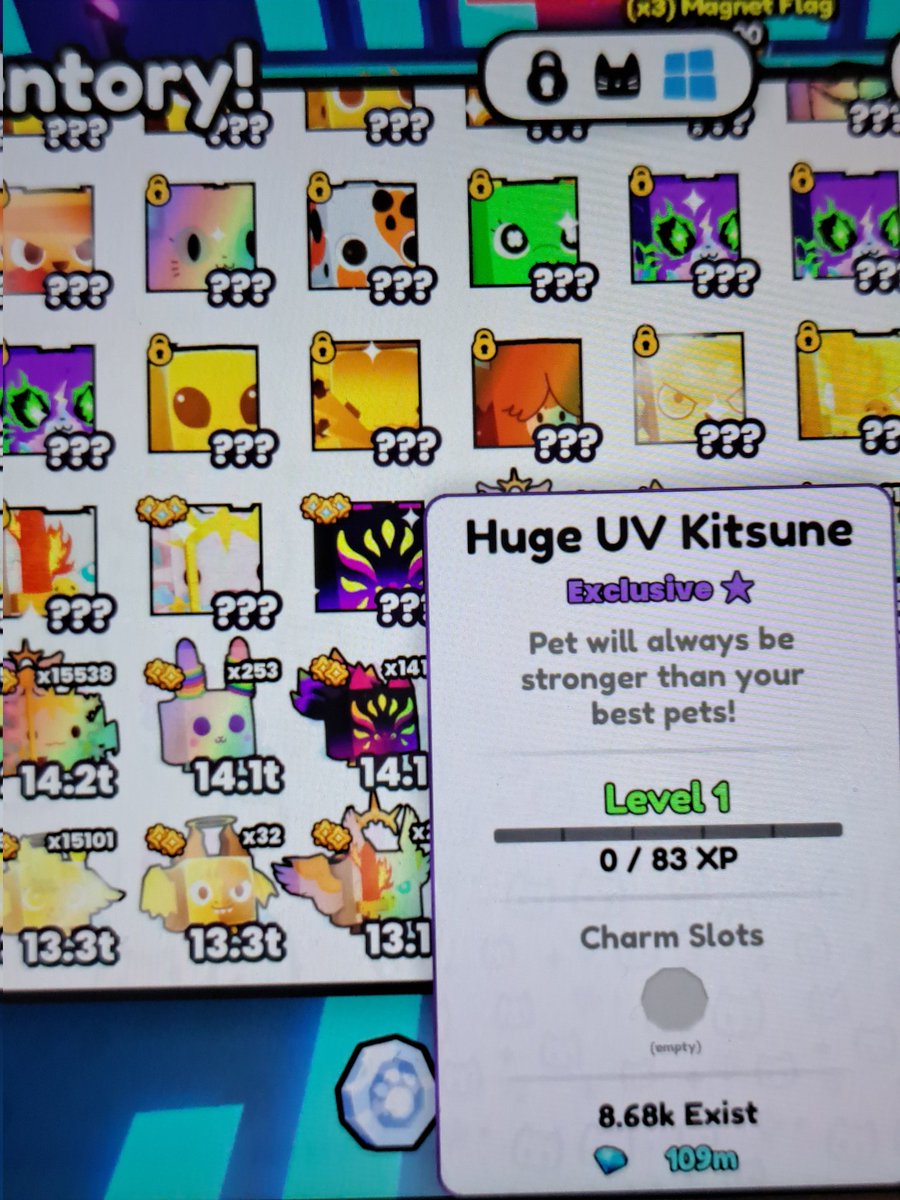 Got a Huge UV Kitsune 
#ps99 #huge #Kitsune