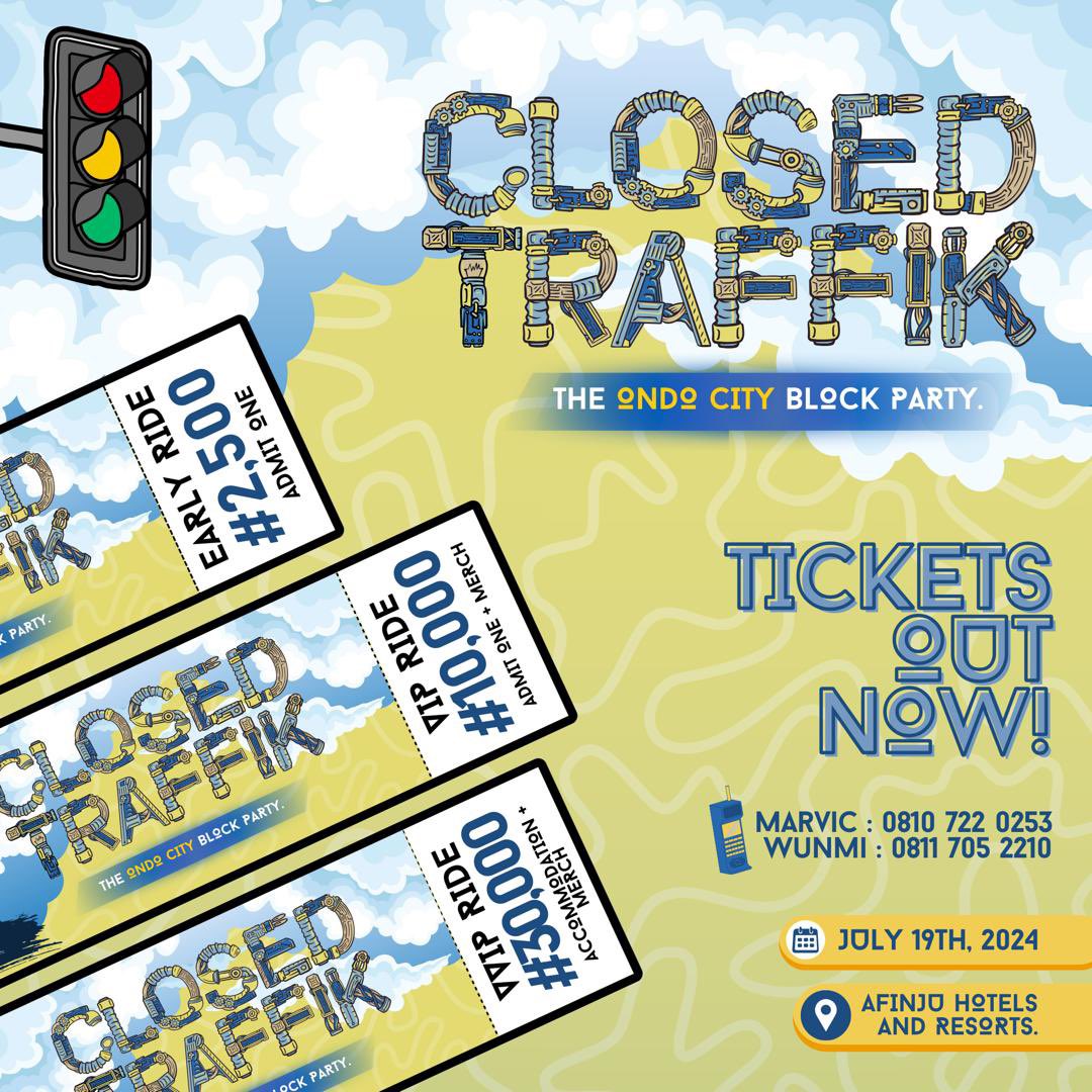 jayy_ayofe's tweet photo. CLOSED TRAFFIK, the biggest party in ONDO city happening in less than 2 weeks🔥🔥

If you know what is good for you, don’t MISS it!🧏‍♀️ https://t.co/8JGkbEMoYT
